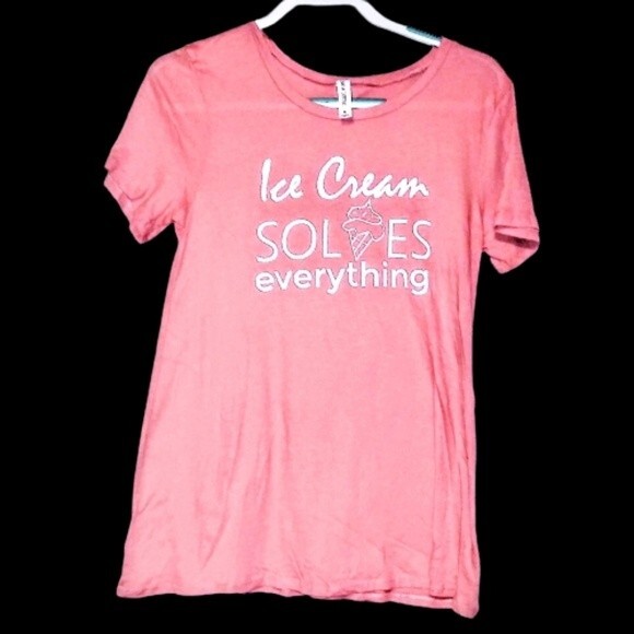 Pregnancy Ice Cream Tee Shirt L - Picture 4 of 4